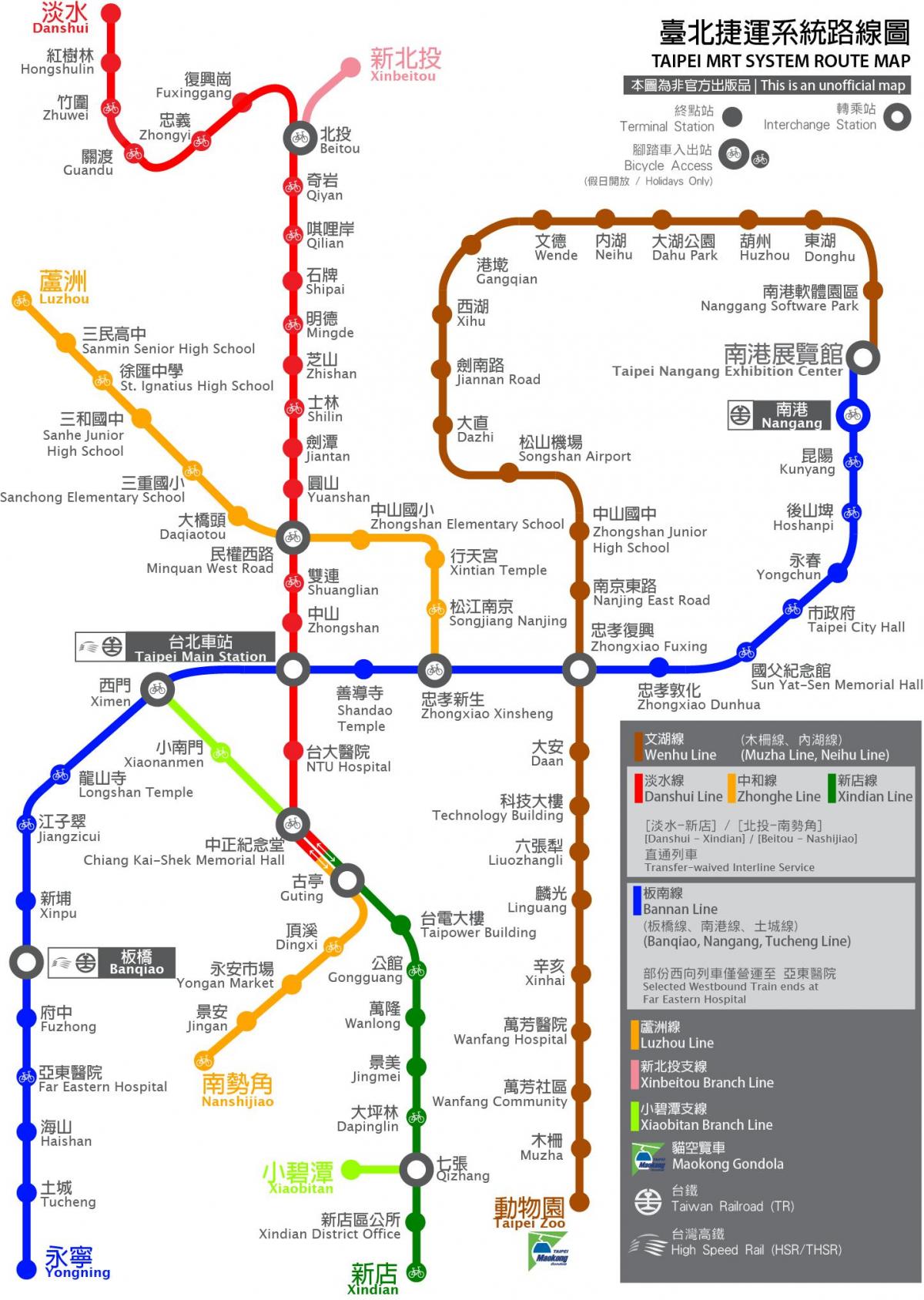 thsr Taipei station mapu